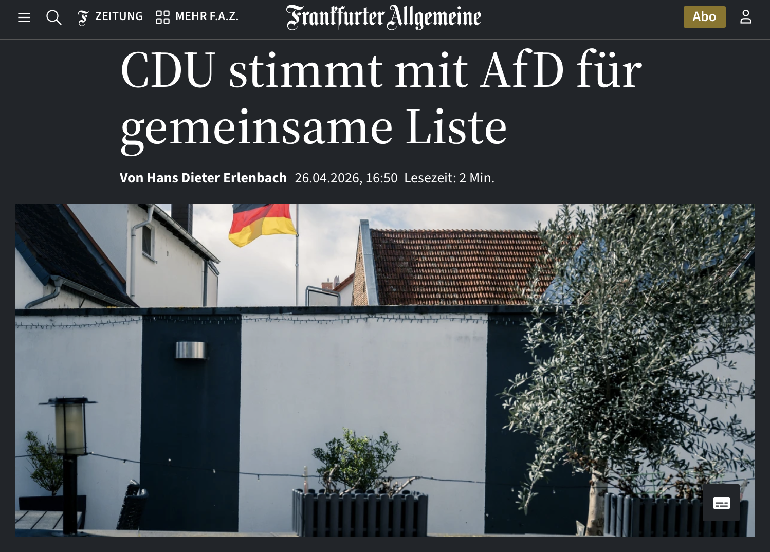 Eklat in Biebesheim: CDU stimmt mit AfD für gemeinsame Liste